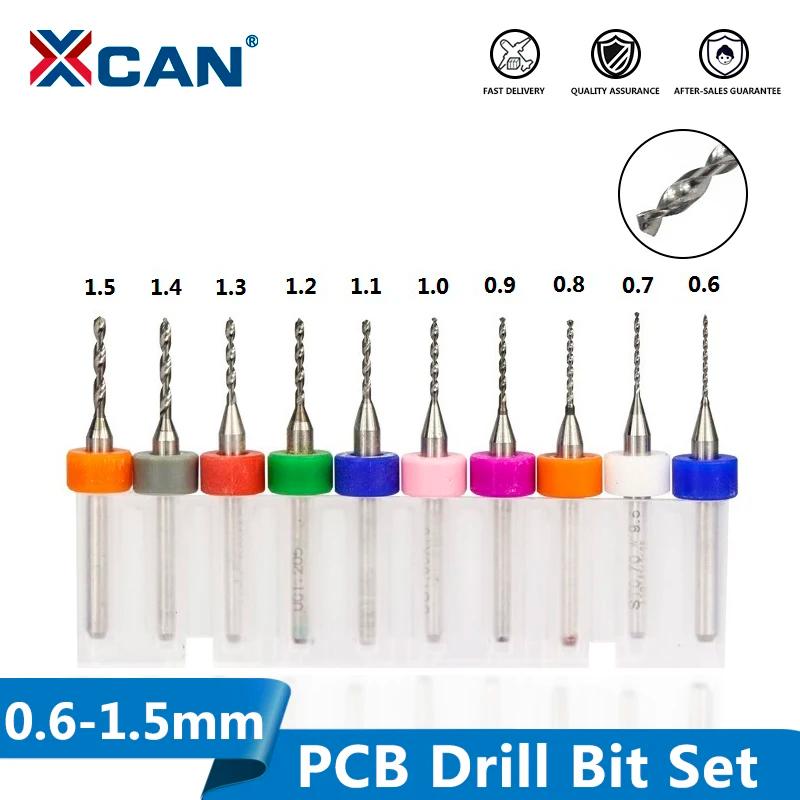 수입 카바이드 PCB 드릴 비트, 인쇄 회로 기판, 미니 CNC 드릴 비트 세트, 무료 배송, 10 개, 0.6mm-1.5mm