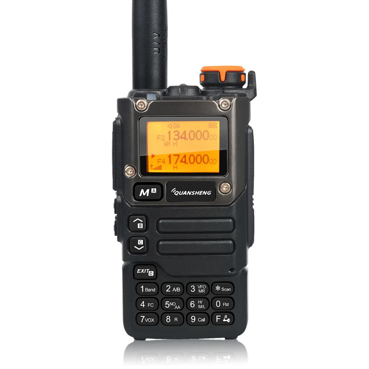 Quansheng 워키토키 에어 밴드, 50-600MHz HF RX UV-K5(8) 136-600MHz UHF VHF TX FM 스크램블러, NoAA 주파수 스캔 복사 DTMF 라디오