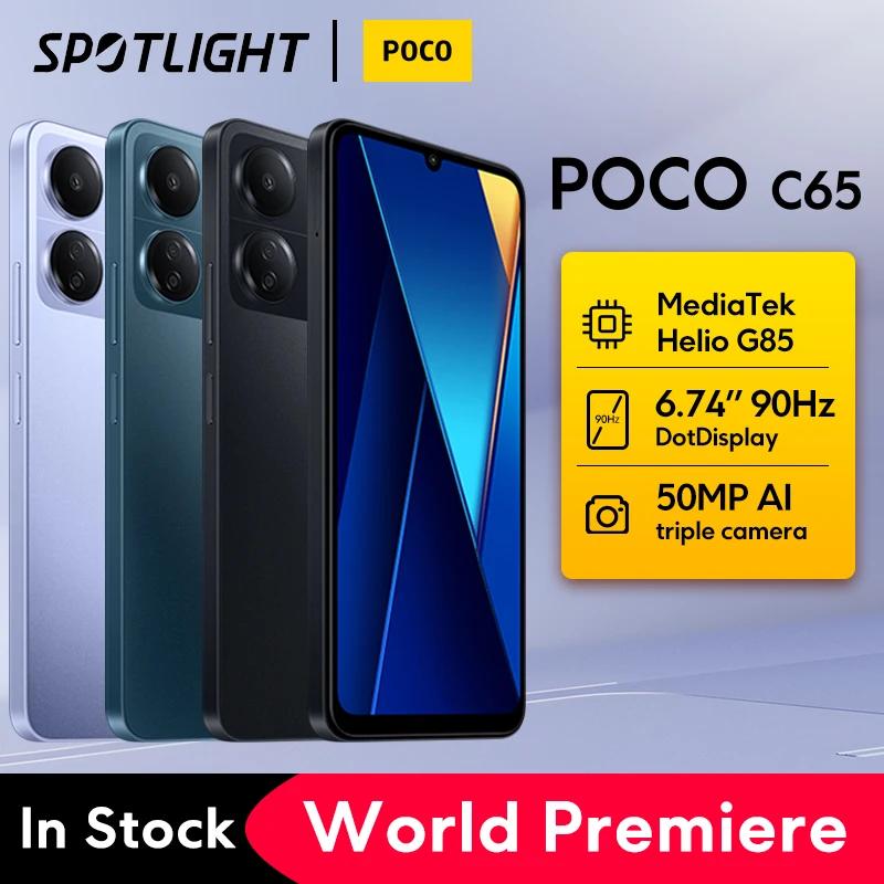 POCO C65 글로벌 버전, MediaTek Helio G85 6.74 인치 90Hz 디스플레이, 50MP 트리플 카메라, 5000mAh NFC, 6GB 128GB, 8GB 256GB