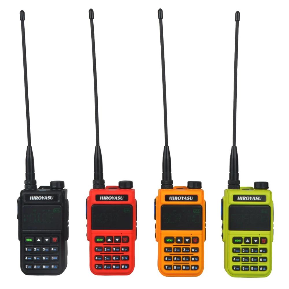 HIROYASU UV-5118 에어 밴드 햄 아마추어 해양 스캐너 라디오 AM FM VHF UHF 118-660MHz 풀 6 밴드 NOAA 날씨 채널 사냥