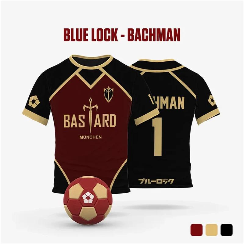 2025 Anime Blue Lock Yukimiya Jersey 3D 프린트 남성 스포츠 T 셔츠 패션 하라주쿠 만화 반팔 어린이 유니섹스 티 Y2k 탑스