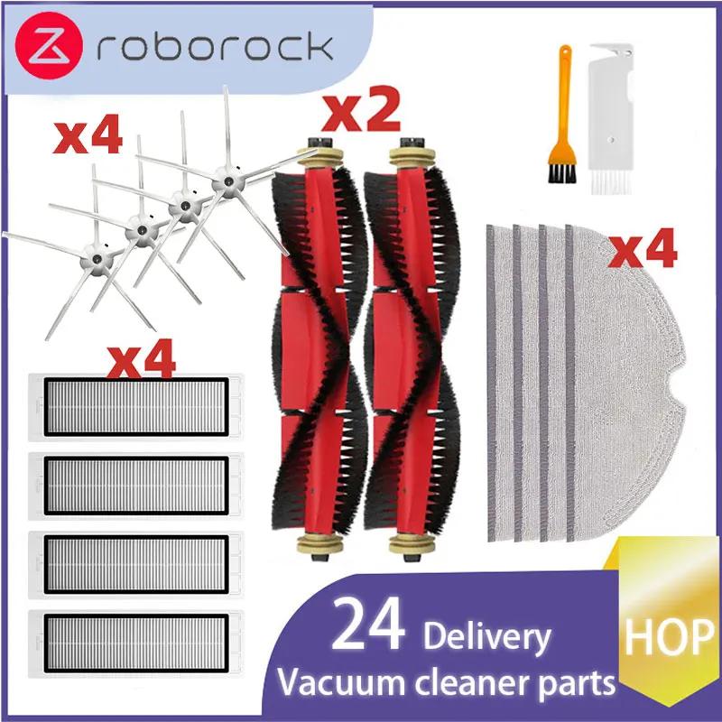 샤오미 로봇 진공 청소기 부품 메인 사이드 브러시 Hepa 필터 걸레 부품 액세서리 Roborock S5 Max S50 S55 S5 S6 S6 MaxV S6 Pure E4 E5