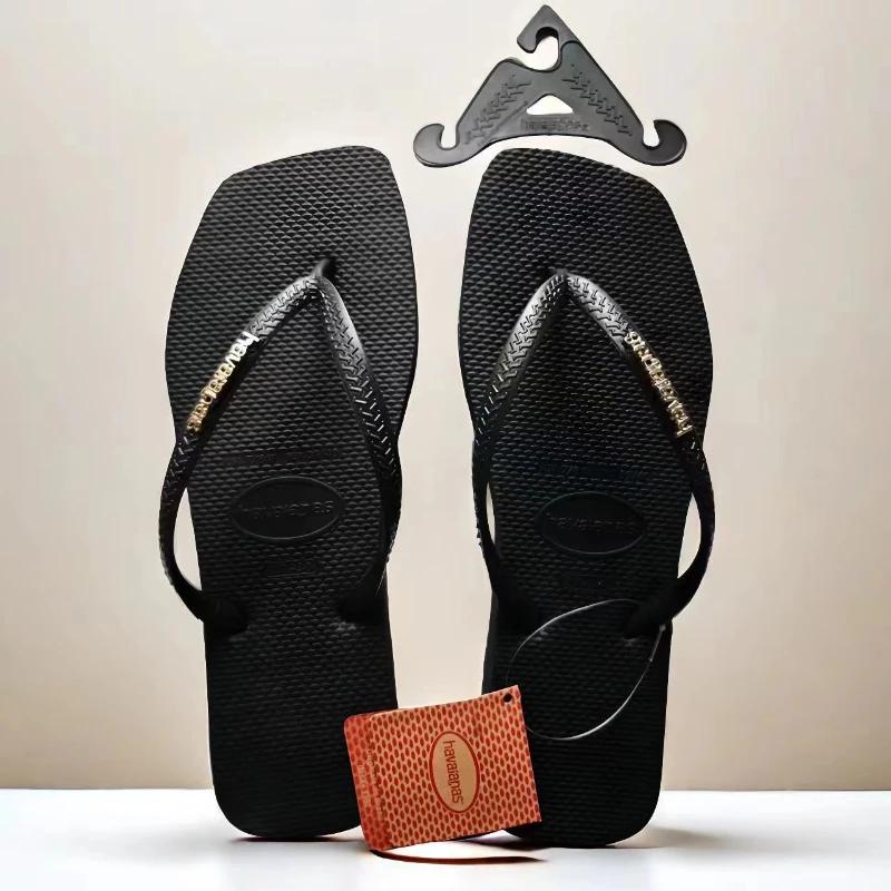 여름 새로운 2025 여성 플립 플롭 여름 야외 슬리퍼 여행 야외 비치 슬리퍼 유행 여성 신발 Zapatos De Mujer